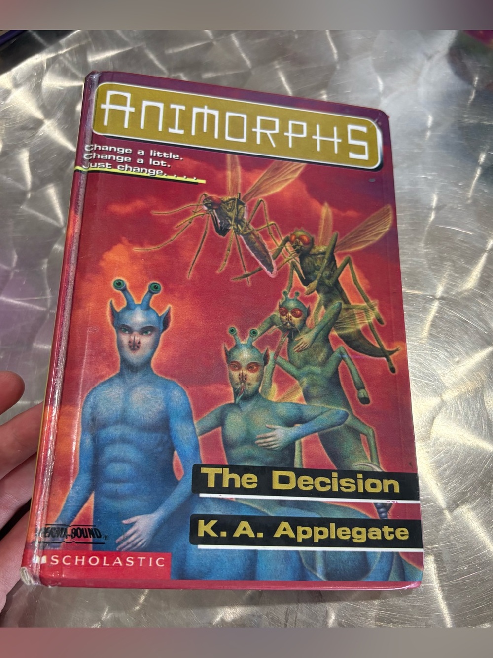 Animorphs HARDCOVER Book #18 The Decision By K.A. Applegate Scholastic Y2K Vtg